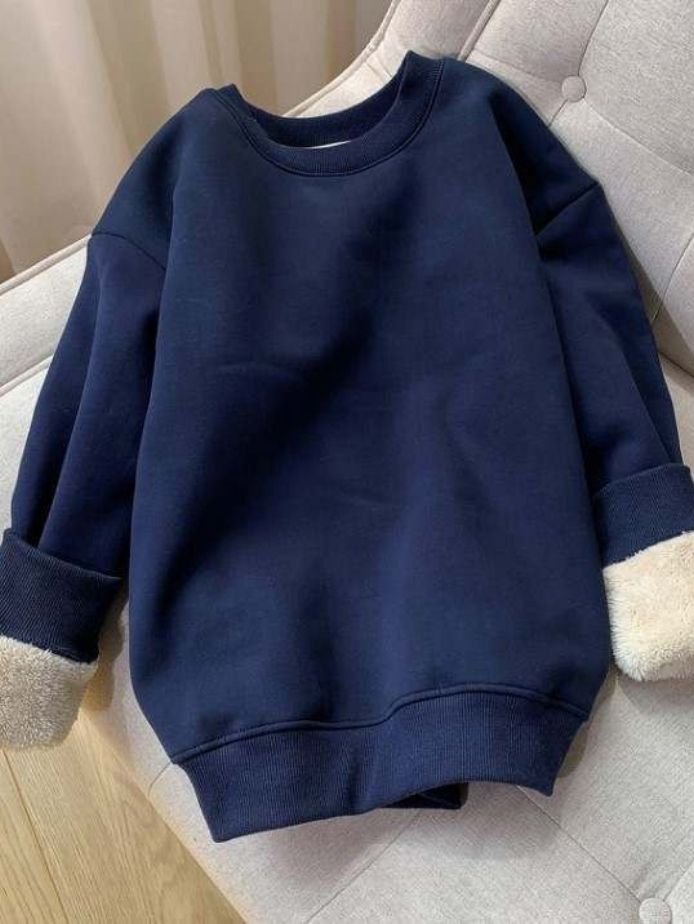 Thick Fleece Oversize Pullover