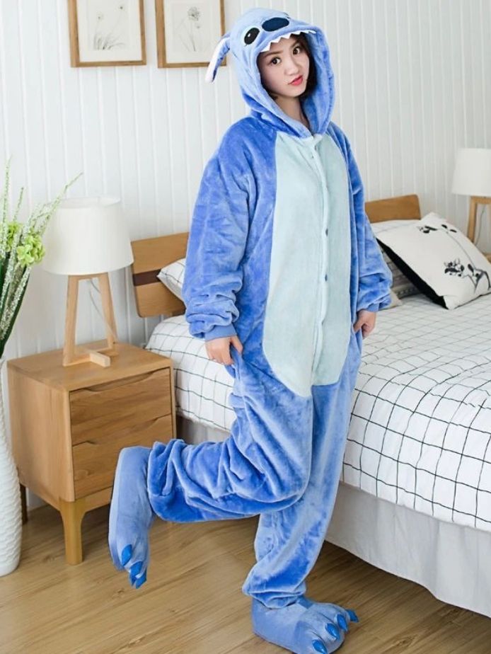 Stitch Onesie Adult + Free Shoes – Doll Up Boutique
