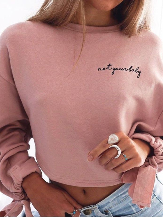 Cropped Loose Pullover