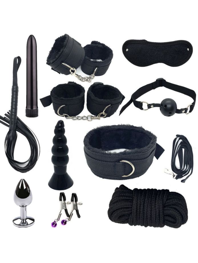 12 Pcs BDSM Kits Adults with vibrator