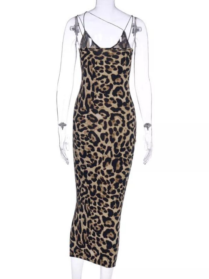 Animal Design Bodycon Dress – Doll Up Boutique