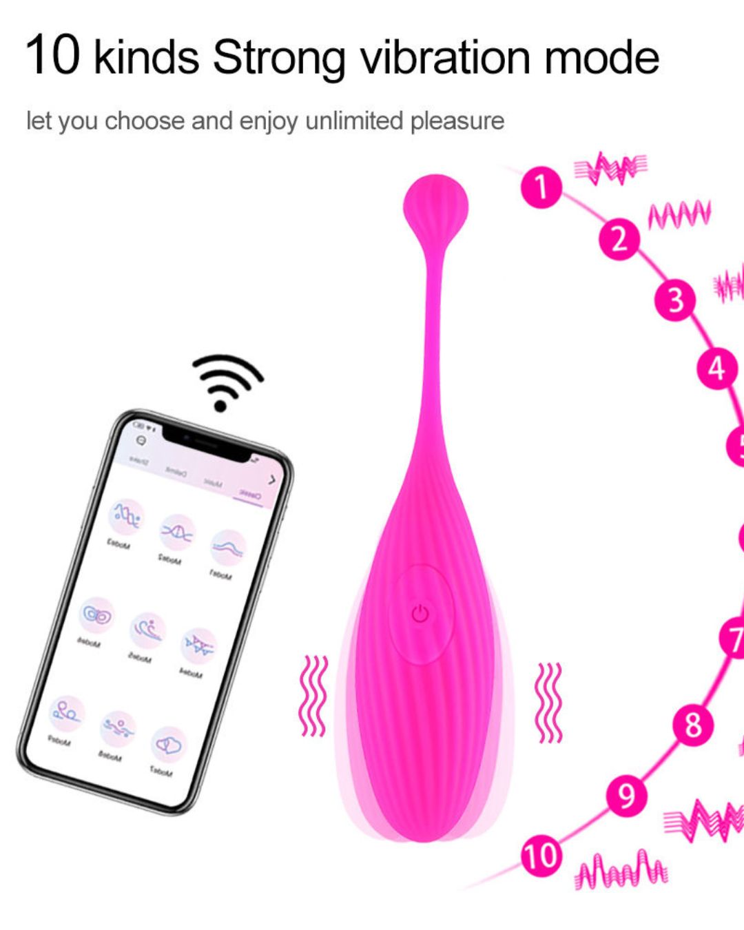 APP Controlled Remote Vagina Massage