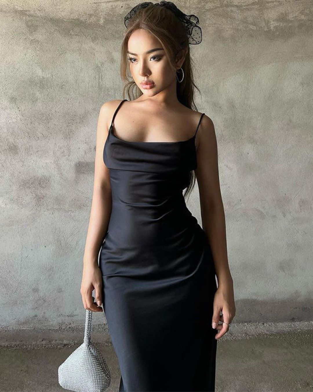 Backless Solid Bodycon Slit Dress