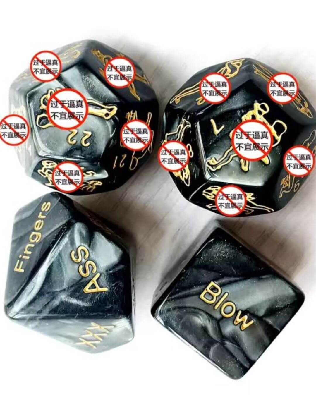 4 Pcs Sexy Dice Set