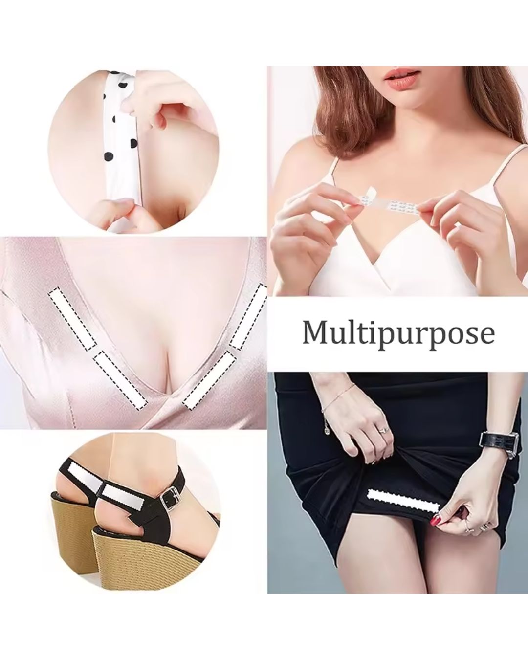 50Pcs Double-Sided Body & Fashion Tape - Image 2