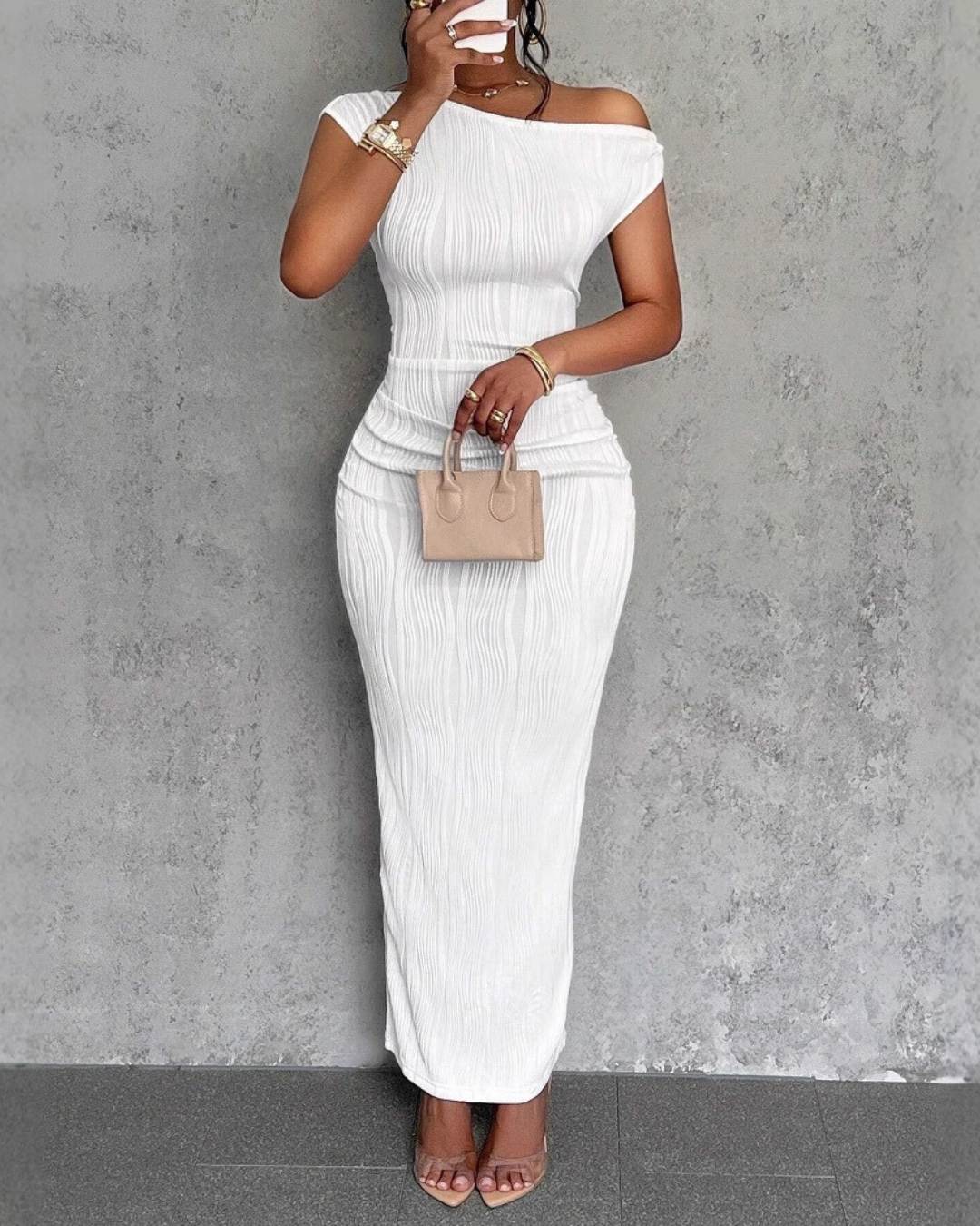 Sculpted Elegance Dress