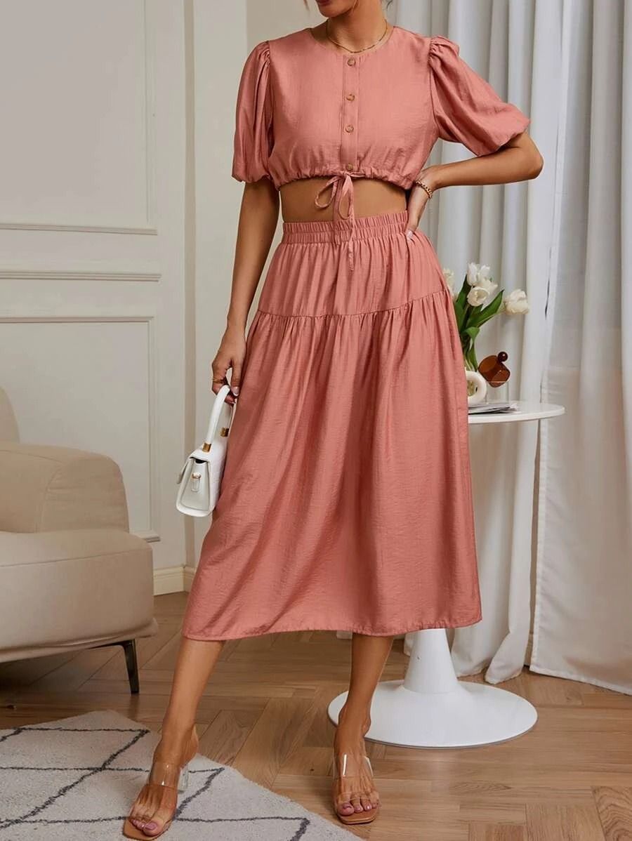 Blush Breeze Two-Piece Set