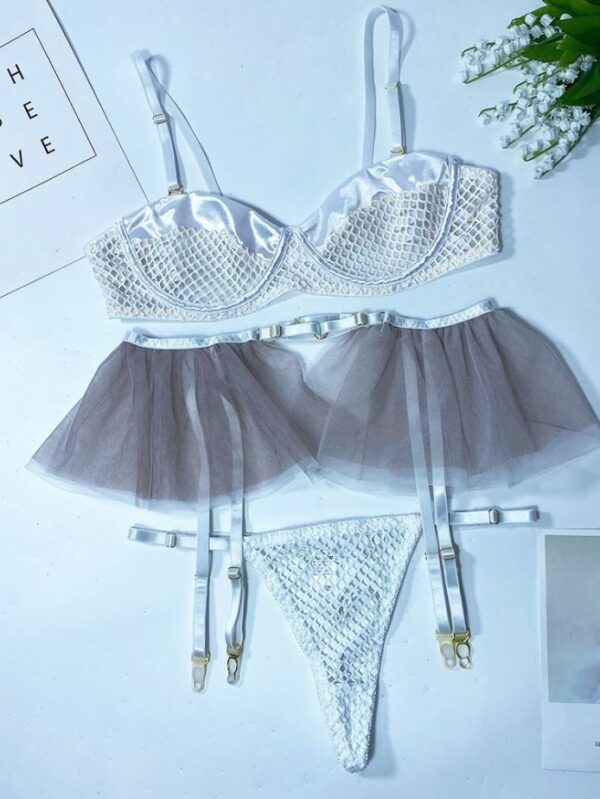 3pcs Sexy babydoll Lingerie Set Underwear - Image 8