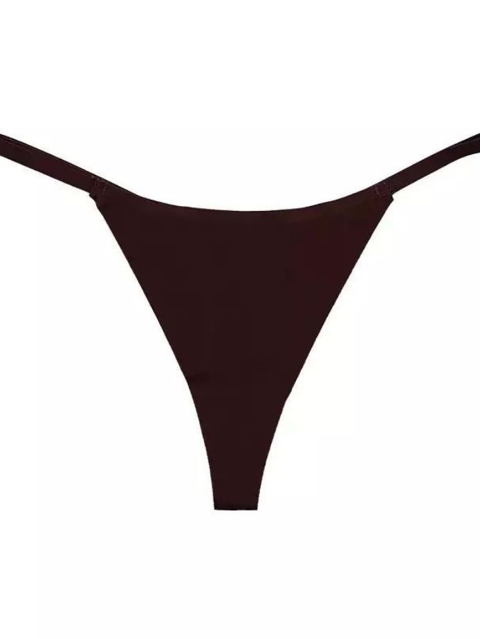 Seamless Elastic T Back Thong