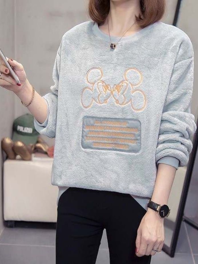 Velvet Mickey Sweater