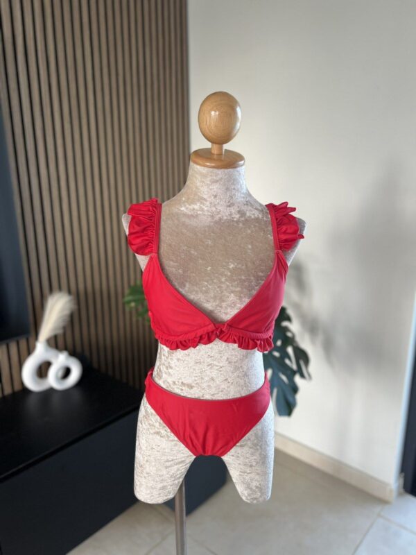 Red Ruffle Bikini Set - Image 4